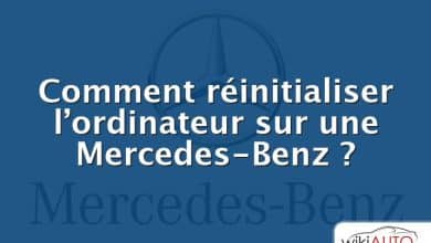 Comment réinitialiser l’ordinateur sur une Mercedes-Benz ?