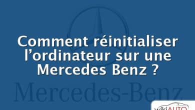 Comment réinitialiser l’ordinateur sur une Mercedes Benz ?