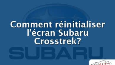 Comment réinitialiser l’écran Subaru Crosstrek?