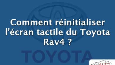 Comment réinitialiser l’écran tactile du Toyota Rav4 ?