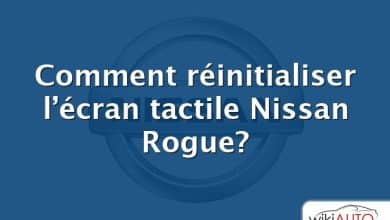 Comment réinitialiser l’écran tactile Nissan Rogue?