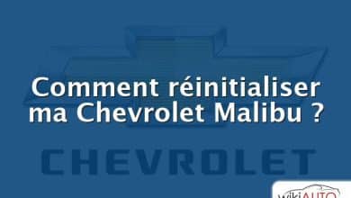 Comment réinitialiser ma Chevrolet Malibu ?