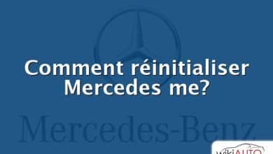 Comment réinitialiser Mercedes me?