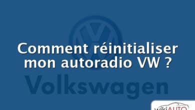 Comment réinitialiser mon autoradio VW ?