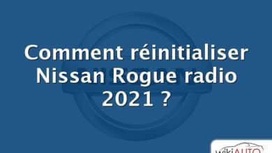 Comment réinitialiser Nissan Rogue radio 2021 ?