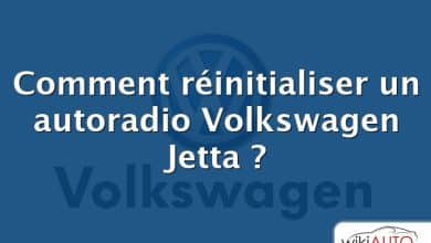 Comment réinitialiser un autoradio Volkswagen Jetta ?