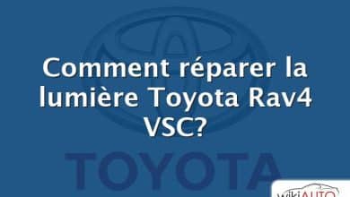 Comment réparer la lumière Toyota Rav4 VSC?