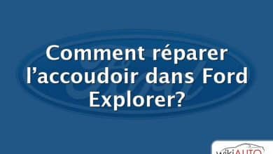 Comment réparer l’accoudoir dans Ford Explorer?