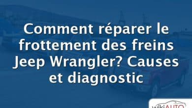 Comment réparer le frottement des freins Jeep Wrangler?  Causes et diagnostic