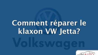 Comment réparer le klaxon VW Jetta?