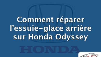 Comment réparer l’essuie-glace arrière sur Honda Odyssey