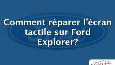 Comment réparer l’écran tactile sur Ford Explorer?