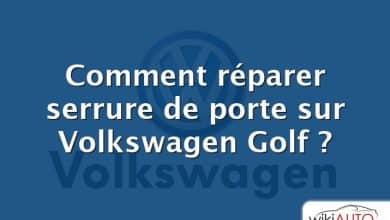 Comment réparer serrure de porte sur Volkswagen Golf ?