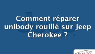 Comment réparer unibody rouillé sur Jeep Cherokee ?