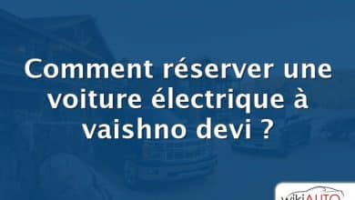 Comment réserver une voiture électrique à vaishno devi ?