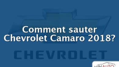 Comment sauter Chevrolet Camaro 2018?