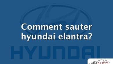 Comment sauter hyundai elantra?