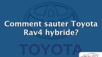 Comment sauter Toyota Rav4 hybride?