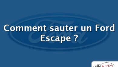 Comment sauter un Ford Escape ?