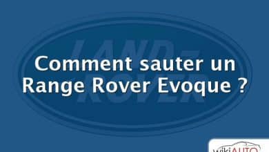 Comment sauter un Range Rover Evoque ?
