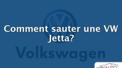 Comment sauter une VW Jetta?