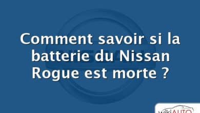 Comment savoir si la batterie du Nissan Rogue est morte ?