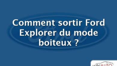 Comment sortir Ford Explorer du mode boiteux ?