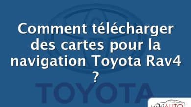 Comment télécharger des cartes pour la navigation Toyota Rav4 ?