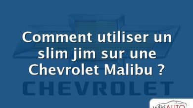 Comment utiliser un slim jim sur une Chevrolet Malibu ?