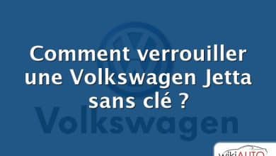 Comment verrouiller une Volkswagen Jetta sans clé ?