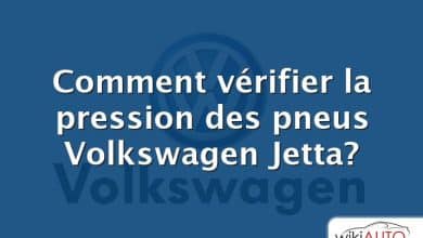 Comment vérifier la pression des pneus Volkswagen Jetta?