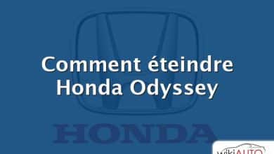 Comment éteindre Honda Odyssey