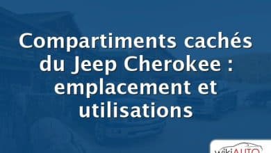 Compartiments cachés du Jeep Cherokee : emplacement et utilisations