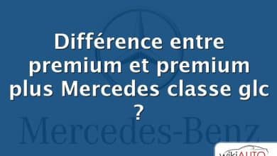 Différence entre premium et premium plus Mercedes classe glc ?