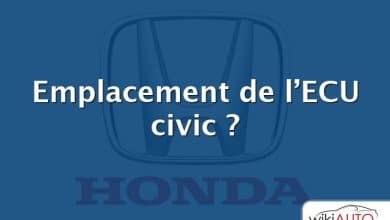 Emplacement de l’ECU civic ?