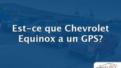 Est-ce que Chevrolet Equinox a un GPS?