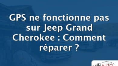 GPS ne fonctionne pas sur Jeep Grand Cherokee : Comment réparer ?