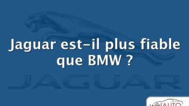 Jaguar est-il plus fiable que BMW ?