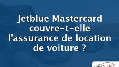 Jetblue Mastercard couvre-t-elle l’assurance de location de voiture ?