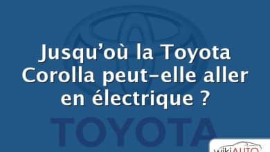Jusqu’où la Toyota Corolla peut-elle aller en électrique ?