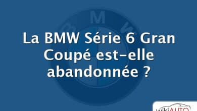 La BMW Série 6 Gran Coupé est-elle abandonnée ?