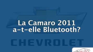 La Camaro 2011 a-t-elle Bluetooth?