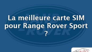 La meilleure carte SIM pour Range Rover Sport ?