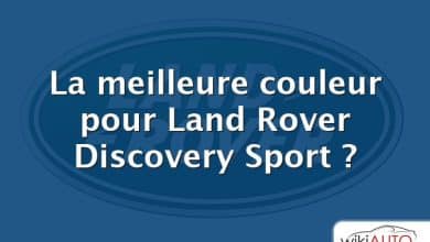 La meilleure couleur pour Land Rover Discovery Sport ?