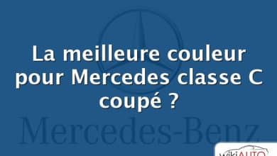 La meilleure couleur pour Mercedes classe C coupé ?