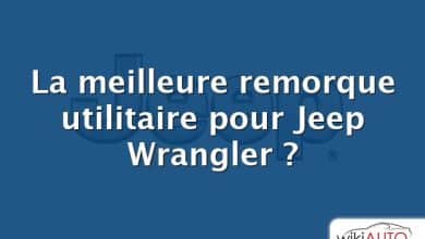 La meilleure remorque utilitaire pour Jeep Wrangler ?