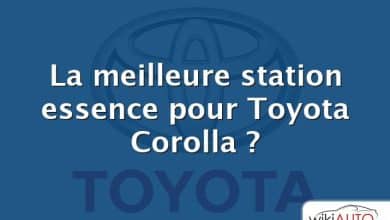 La meilleure station essence pour Toyota Corolla ?