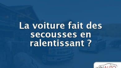 La voiture fait des secousses en ralentissant ?