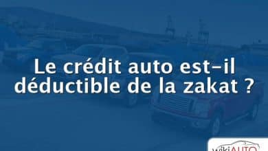 Le crédit auto est-il déductible de la zakat ?