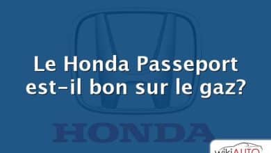 Le Honda Passeport est-il bon sur le gaz?